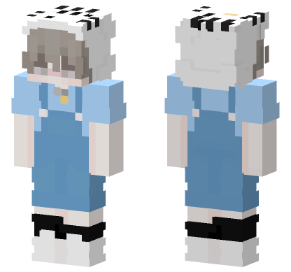 Kawaii Rainbow Outfit Minecraft Bedrock skin