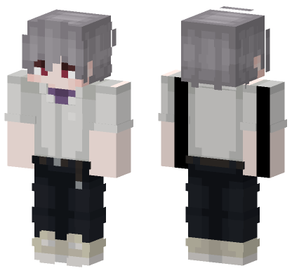 Kaworu Nagisa Minecraft Bedrock skin