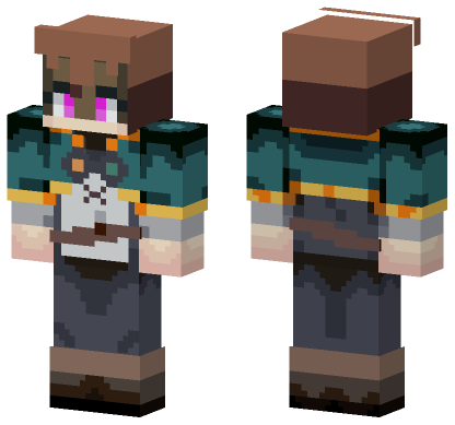Kazuma Phase 1 Dark Gaia Minecraft Bedrock skin