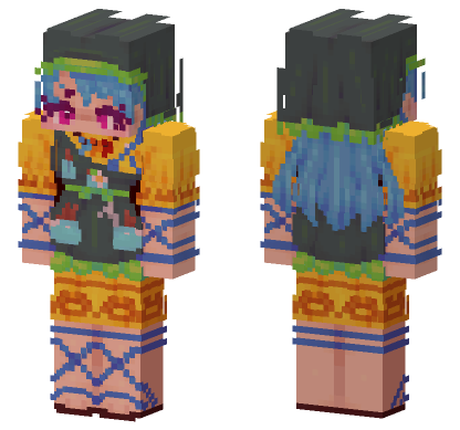 Keiki Haniyasushin Touhou Project Minecraft Bedrock skin