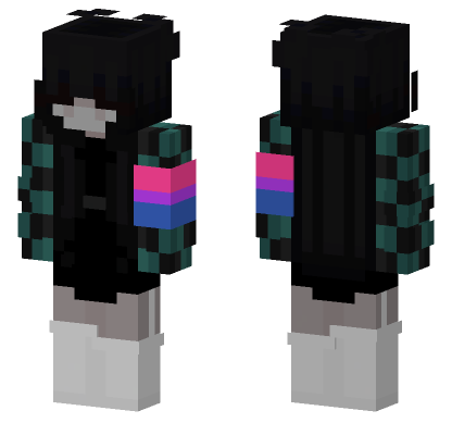 Kelsie Bi Flag Outfit Minecraft Bedrock skin
