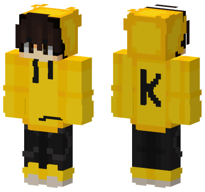 Kenenxdd Yellow Jacket Minecraft Bedrock skin