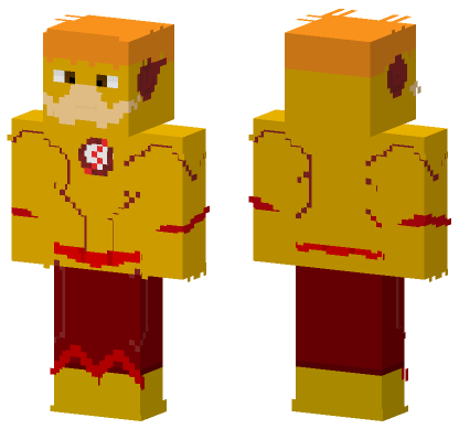 Kid Flash 6510018 Minecraft Bedrock skin