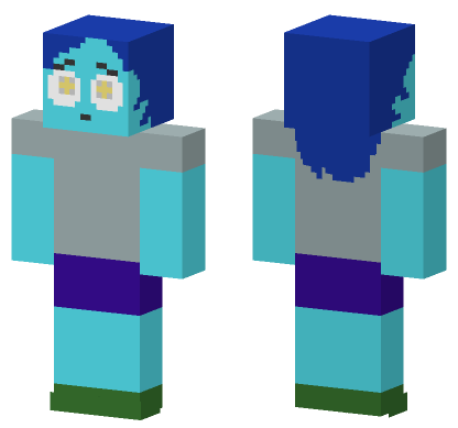 Kid Luna Minecraft Bedrock skin