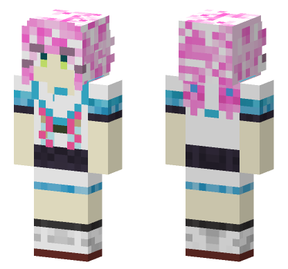 Kikka Hijiri Minecraft Bedrock skin