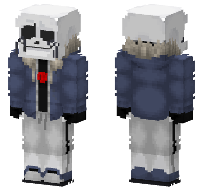 Killer Sans 6672372 Minecraft Bedrock skin