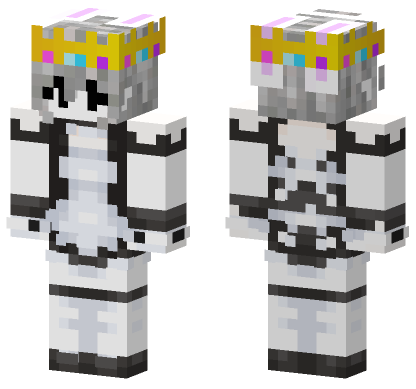 King Bunnya Minecraft Bedrock skin