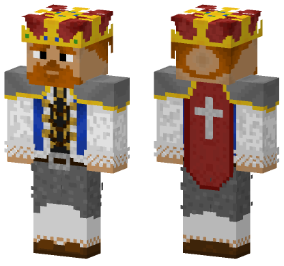 King Crusade Skin Minecraft Bedrock skin