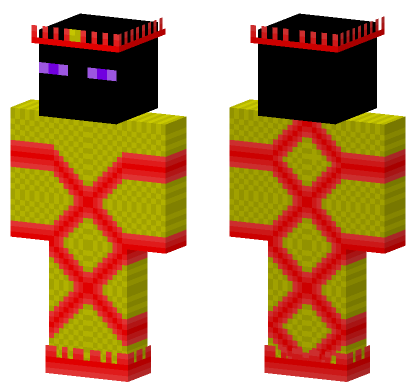 King Endermen The 34th Minecraft Bedrock skin