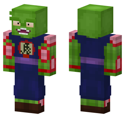 King Piccolo Dragon Ball Minecraft Bedrock skin