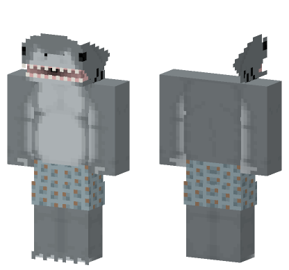 King Shark Nanaue DCEU Minecraft Bedrock skin