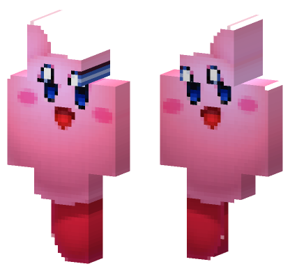 Kirby 5677954 Minecraft Bedrock skin