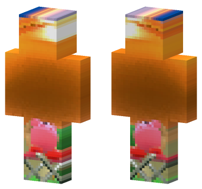 Kirby Likes Gold Minecraft Bedrock skin