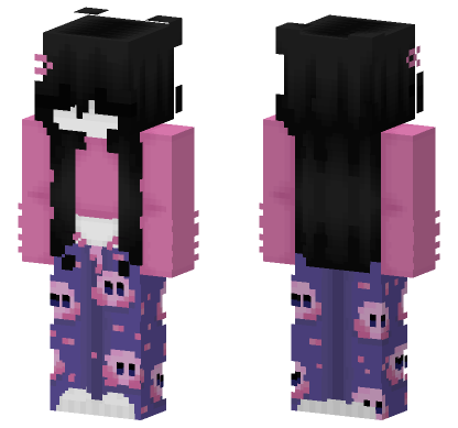 Kirby Pajamas Skin Minecraft Bedrock skin