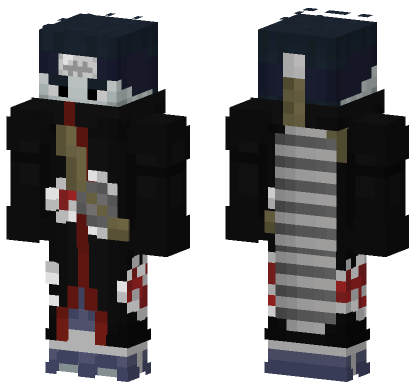 Kisame Hoshigaki Skin Minecraft Bedrock skin