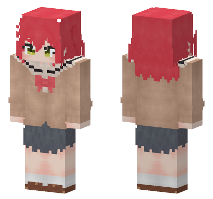 Kita Ikuyo Bocchi The Rock Minecraft Bedrock skin