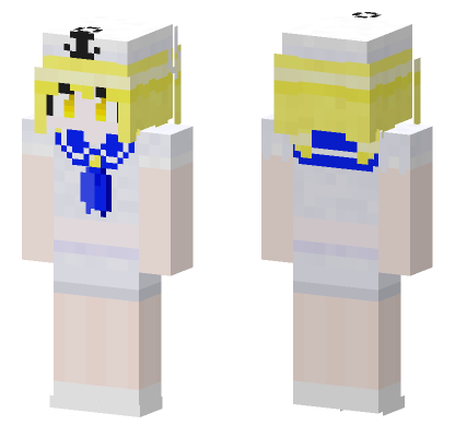 Kitashirakawa Chiyuri Phantasmagoria Minecraft Bedrock skin