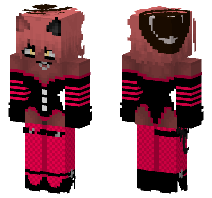 Kitty Fazcat TRTF Minecraft Bedrock skin
