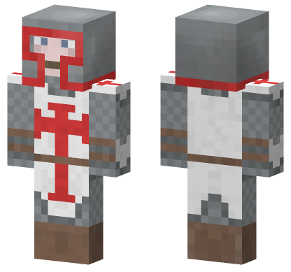 Knight Templar Skin Minecraft Bedrock skin
