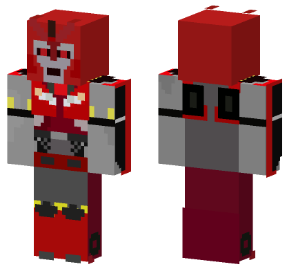 Knock Out Transformers Prime Minecraft Bedrock skin
