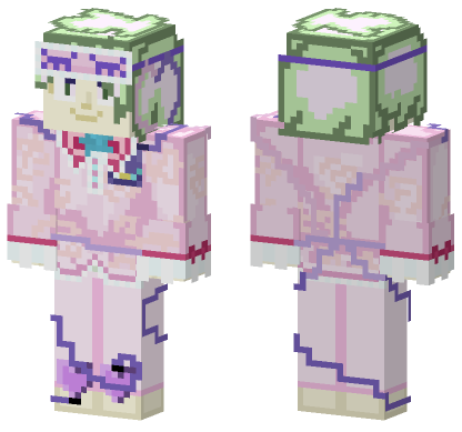 Koishi Komeiji Wandering Rose Male Minecraft Bedrock skin