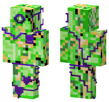 Koishi Steve Attack Mode Minecraft Bedrock skin