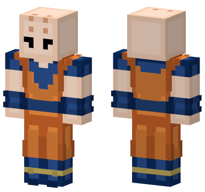 Krillin Minecraft Bedrock skin