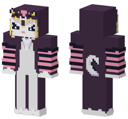 Kuromi In Shibu Onesie Minecraft Bedrock skin