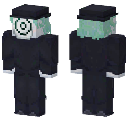 Kurukuru Dramaturgy Black Costume Minecraft Bedrock skin