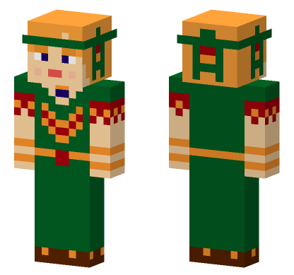 Lady Agnes V2 Minecraft Bedrock skin