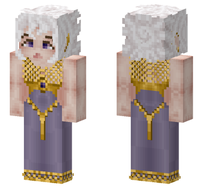 Lady Amalthea Amethyst Minecraft Bedrock skin