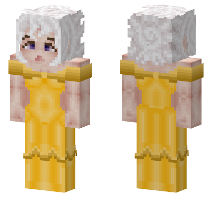 Lady Amalthea as Belle Minecraft Bedrock skin