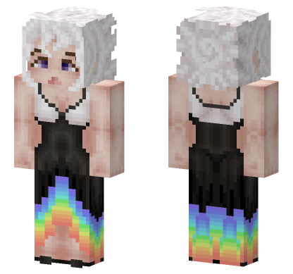 Lady Amalthea Darkside Moon Minecraft Bedrock skin
