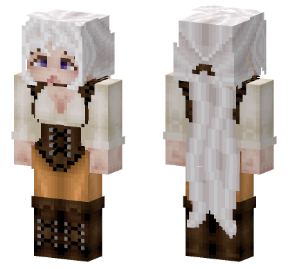 Lady Amalthea Everyday Adventures Minecraft Bedrock skin