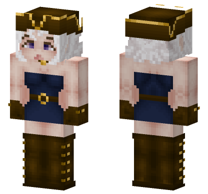 Lady Amalthea Shipyard Groupie Minecraft Bedrock skin