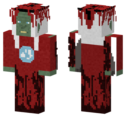 Lady Misfortune Spirit Halloween Minecraft Bedrock skin