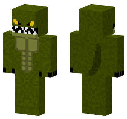 Lagarto Doutor Konos Skin Minecraft Bedrock skin