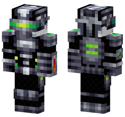 Laser Robot Minecraft Bedrock skin