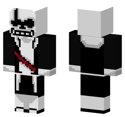 Last Breath Sans Minecraft Bedrock skin