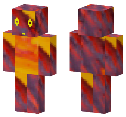 Lava King Skin Minecraft Bedrock skin