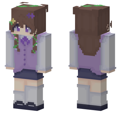 Leafy Skin Test Minecraft Bedrock skin