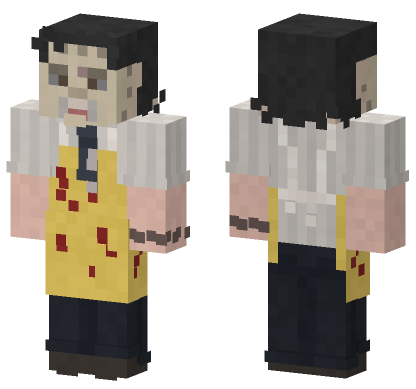 Leatherface Skin Minecraft Bedrock skin