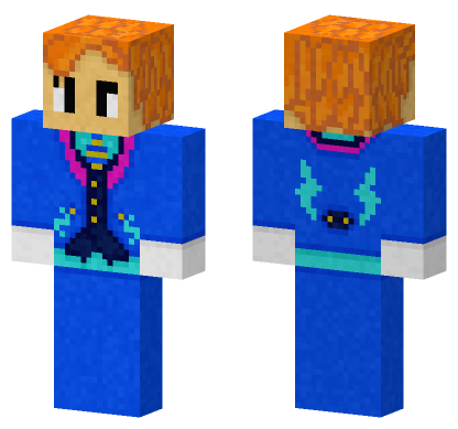 Lego Ninjago Jay TV Host Minecraft Bedrock skin
