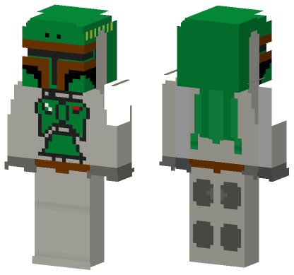 Lego Star Wars Boba Fett Minecraft Bedrock skin