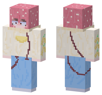 Lemond and Strawberrys Milk Minecraft Bedrock skin