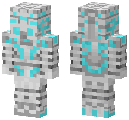 Leolaste Cyborg V9 Minecraft Bedrock skin