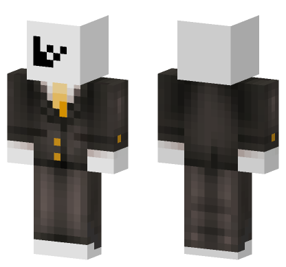 Leowook Black Suit Minecraft Bedrock skin