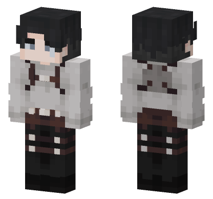 Levi Ackerman Skin Minecraft Bedrock skin