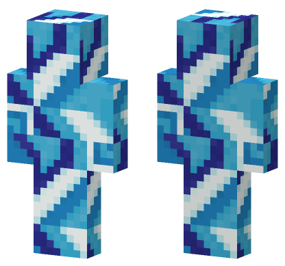 Light Blue Glazed Terracotta Minecraft Bedrock skin