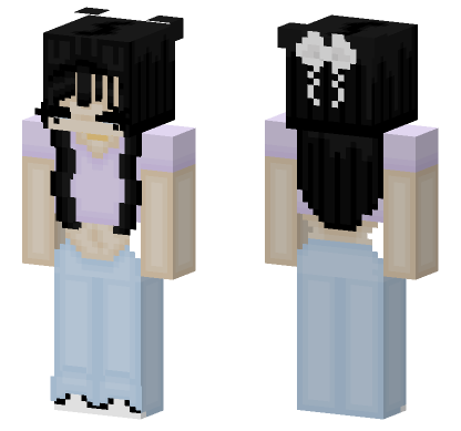 Light Purple IRL Fits Minecraft Bedrock skin